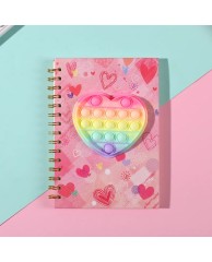 Kids Multipurpose Notepad (Heart) - Multicolour 