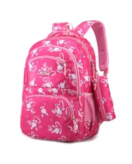 Barbie 2 in 1 School Backpack - Pink 