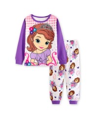 Sophia pyjamas - Purple |White 