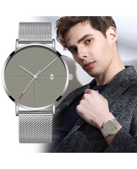 Men's Fashion Watch Stainless steel - Silver 