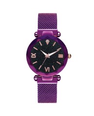 Women's Fashion Watch Stainless steel - Purple 