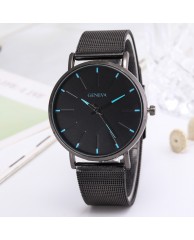 Geneva Men's Watch Stainless steel - Black