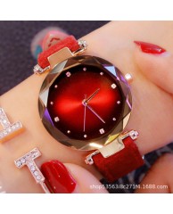 Women's Fashion Watch leather - Red