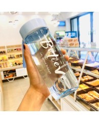 600ml Transparent Bottle (Believe ) 
