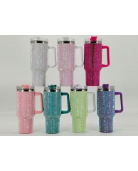 40oz Bejeweled Thermal Mug 