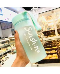 600ml Transparent Bottle (sunshine) 
