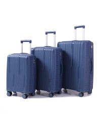 3 in 1 Stripped Travel Box Set - Navy Blue