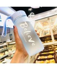 600ml Transparent Bottle (Believe ) 