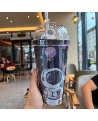 Straw Stylish Cup (Nasa) 500ML 
