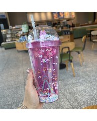 Straw Stylish Cup  500ML 