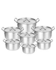 7 in 1 Stainless  Steel pot set