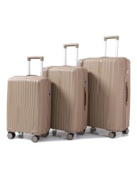 3 in 1 Stripped Travel Box Set - Nude