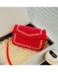 Ladies Jeweled Fashion Bag - Red