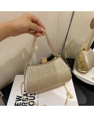 Women's Glittery Clutch Purse - Gold 