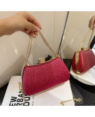 Women's Glittery Clutch Purse - Wine