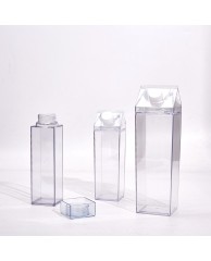 Milk|Juice Transparent Reusable Bottle 