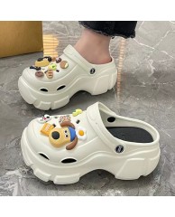 Jibbitz Stylish High Crocs  2-  White 