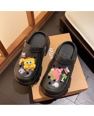 Jibbitz Stylish High Crocs - Black (Sponge Bob) 