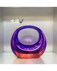 Ladies Acrylic Clutch Purse - Multicolour 02