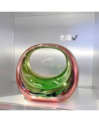 Ladies Acrylic Clutch Purse - Multicolour 