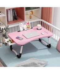 Foldable Multipurpose Laptop  Table - Pink