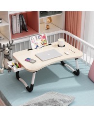 Foldable Multipurpose Laptop  Table - Cream