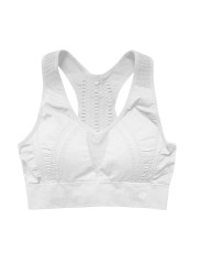 Ladies Sports Top Bra - White 