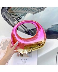 Ladies Acrylic Clutch Purse - Multicolour 04