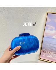 Ladies Fashion marble Clutch Purse - 06