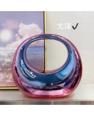 Ladies Acrylic Clutch Purse - Multicolour 03