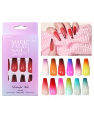 Press on Nails (Long) -  Multicolour 