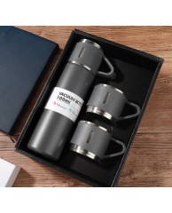 500ml Vacuum Bottle Set- Black