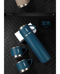 500ml Vacuum Bottle Set- Blue 