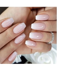 Short 2 Tone Press On Nails 1