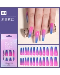 Press on Nails (Long) -  Multicolour 