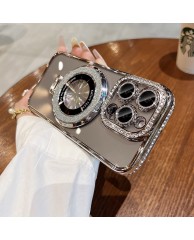 Jeweled phone case - Silver 