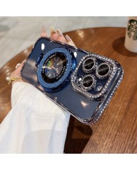 Jeweled phone case - Blue 