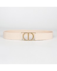 Stylish Elastic Belt - Cream 