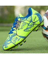 Sports Soccer Cleats - Blue |Green 