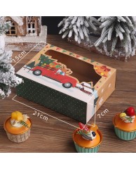 Christmas Cupcake Box (Box of 12) - 1