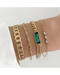 4 in 1 Bangle set - 5 (Green) 