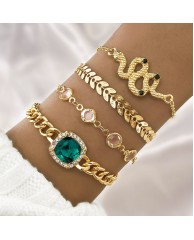 4 in 1 Bangle set - 3 (Green) 