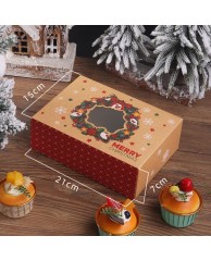 Christmas Cupcake Box (Box of 12) - 3