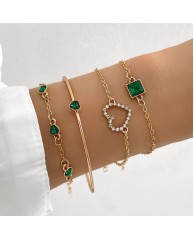 4 in 1 Bangle set - 4 (Green) 