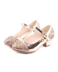 Girls stoned Party Heels - Gold 