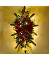 Christmas Stair  Wreath  45*25 