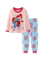 Fancy girls Pyjamas - Peach |Blue 