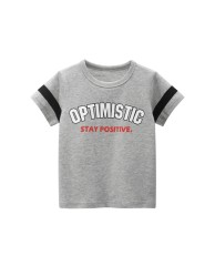 Optimistic Children Top -  Grey