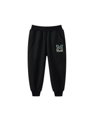 Plain Joggers  for Children (M) - Black