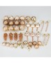 Christmas Decoration Set 40pcs - Rose |White 